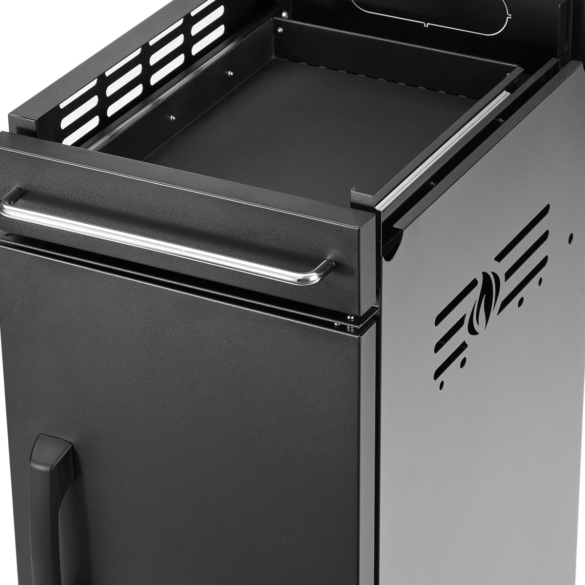 Grill Storage Cabinet – Matte Black