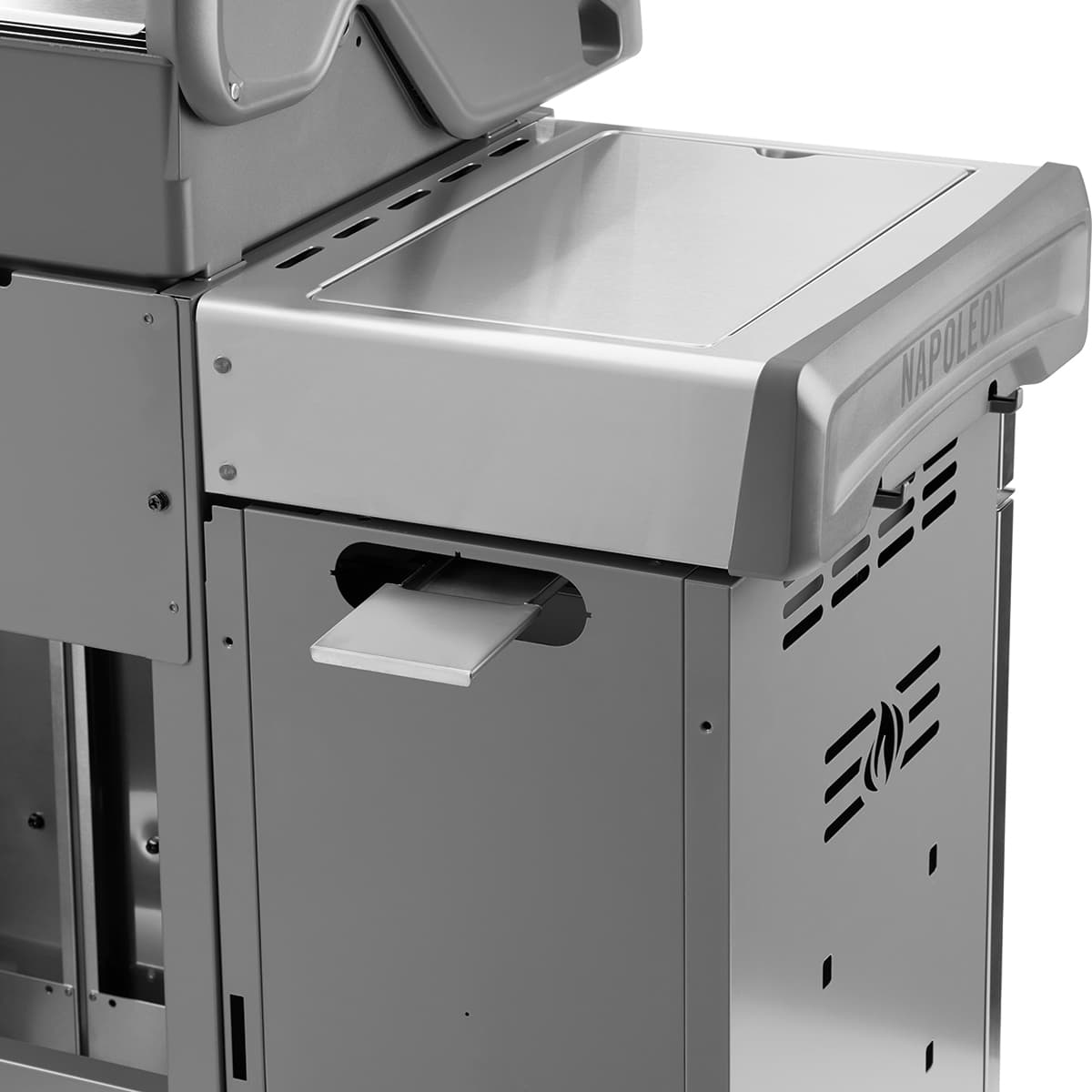 Cabinet de rangement en acier inoxydable – Noir mat