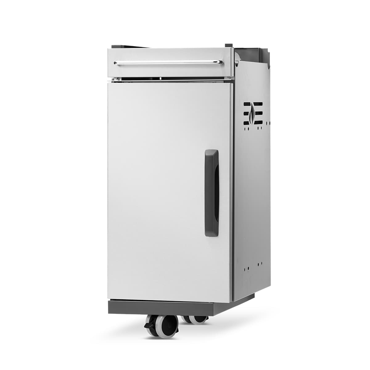 Cabinet de rangement en acier inoxydable – Noir mat