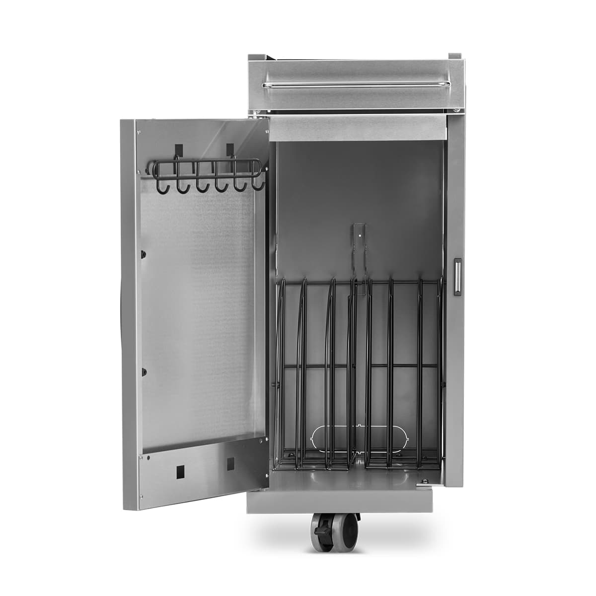 Cabinet de rangement en acier inoxydable – Noir mat