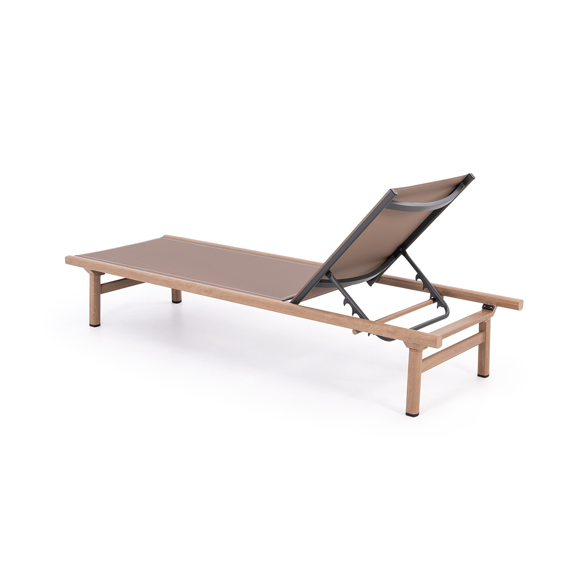 Chaise longue Mill - Chêne