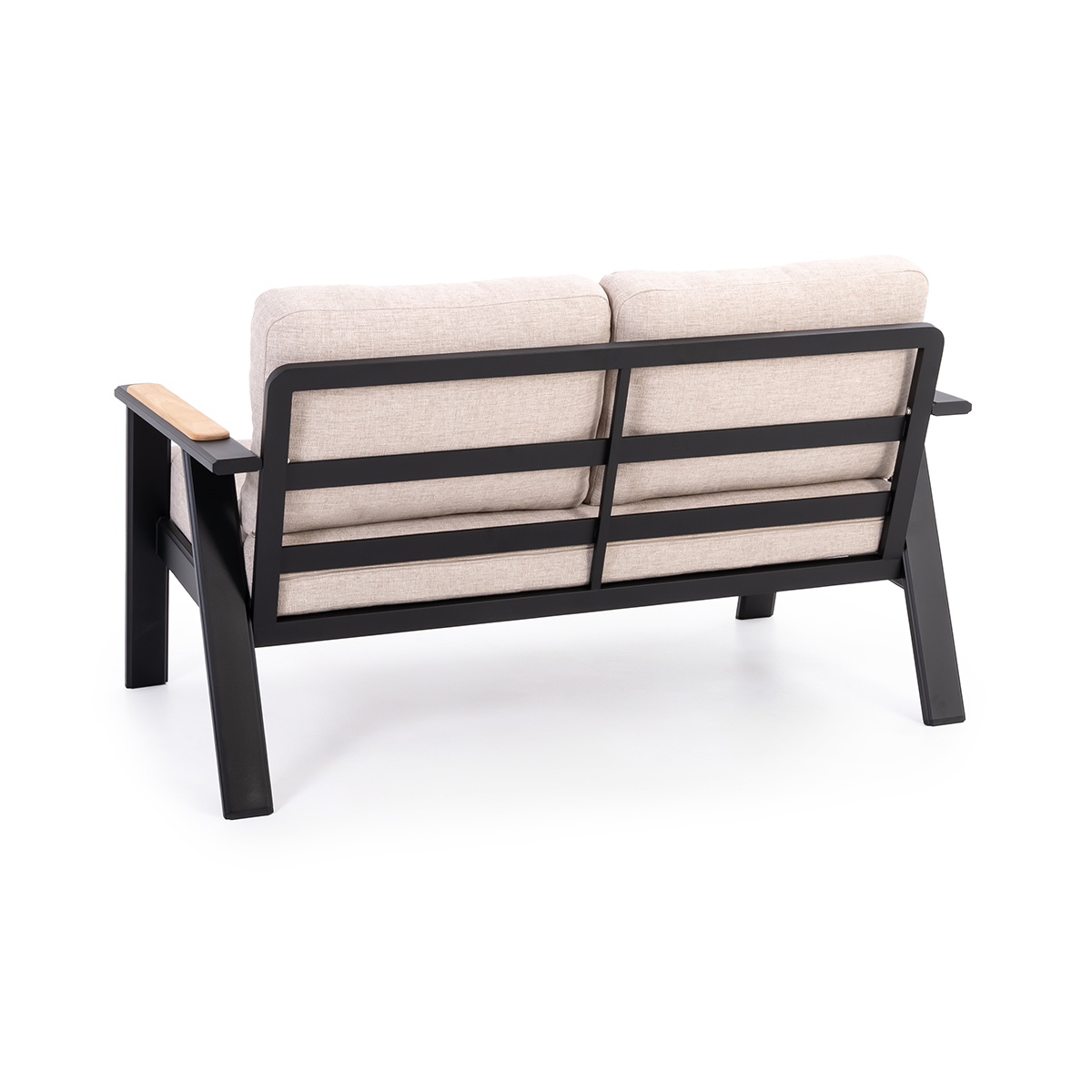 Ensemble conversation Allie 4 morceaux - Noir