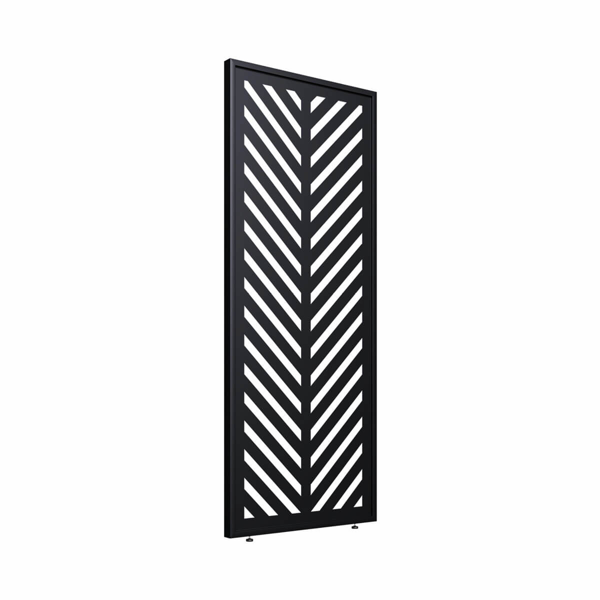 Panneau décoratif Chevron 10' - Noir