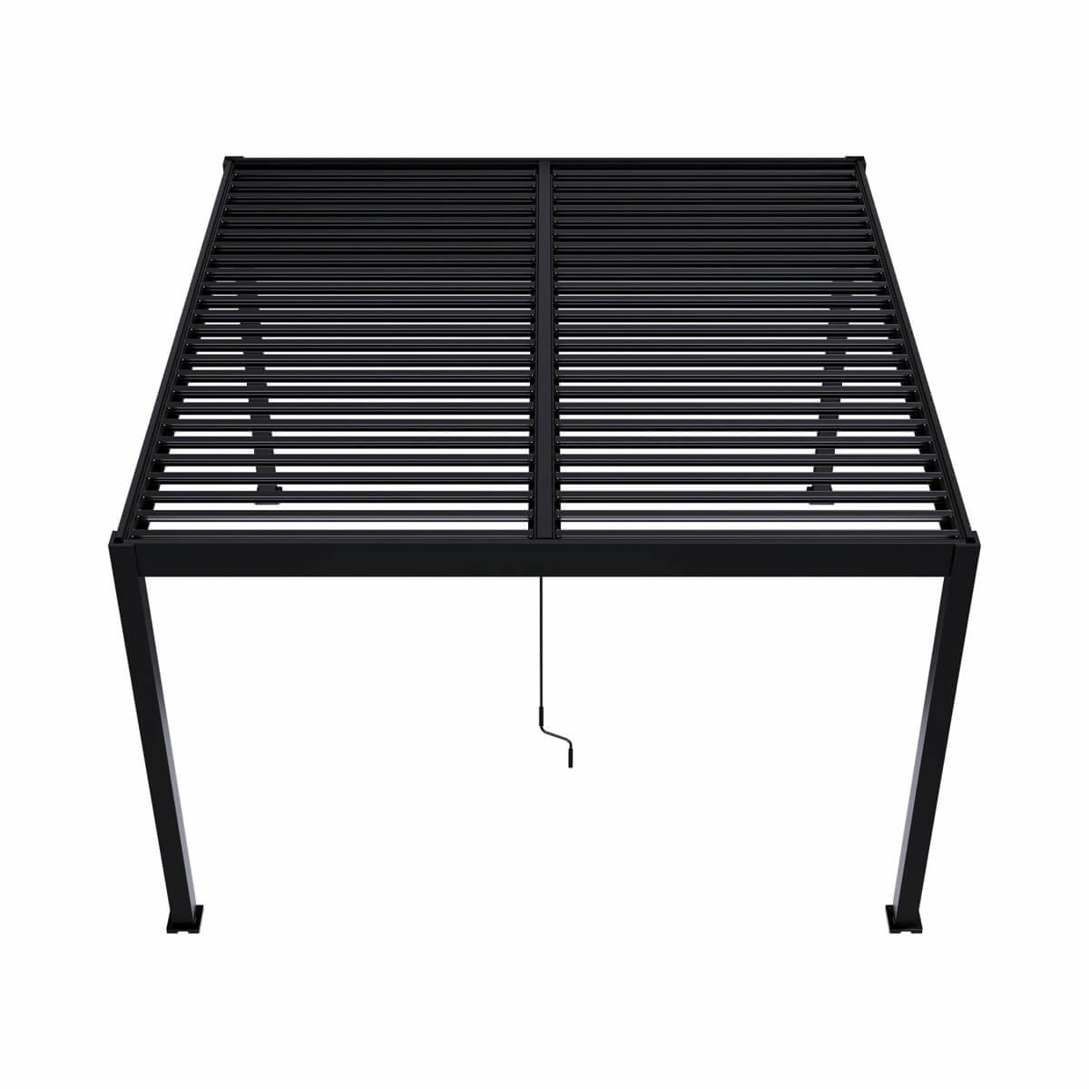 Pergola Ombrella Intro Duo 13'x13' - Noir