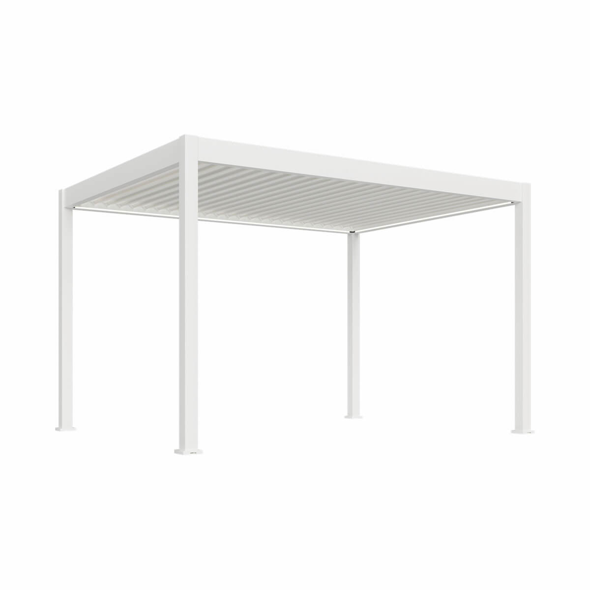 Pergola Ombrella Intro Plus motorisée avec Led 10'x13'- Blanc