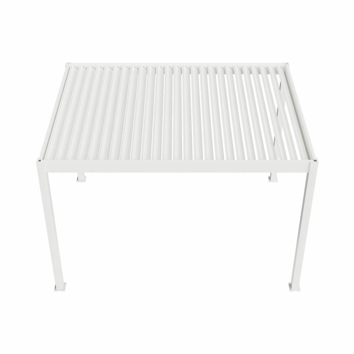 Pergola Ombrella Intro Plus motorisée avec Led 10'x13'- Blanc