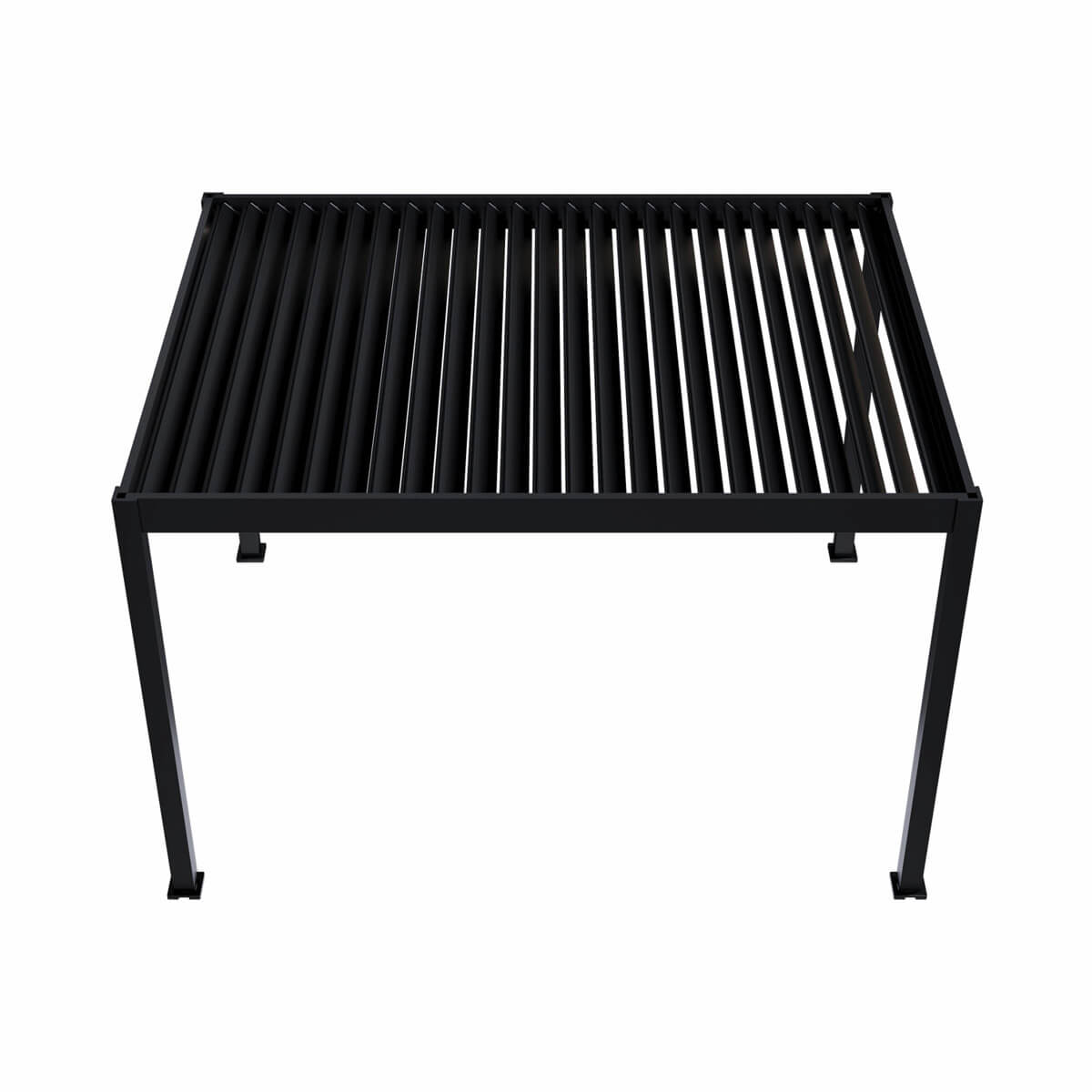 Pergola Ombrella Intro Plus Motorized with LED 10'x13' – Black