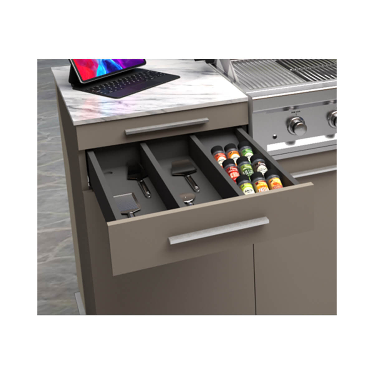 Deluxe Grill Station