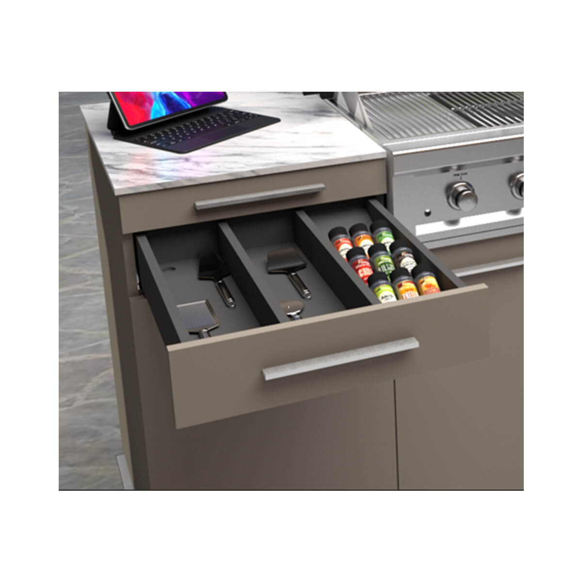 Deluxe Grill Station Plus