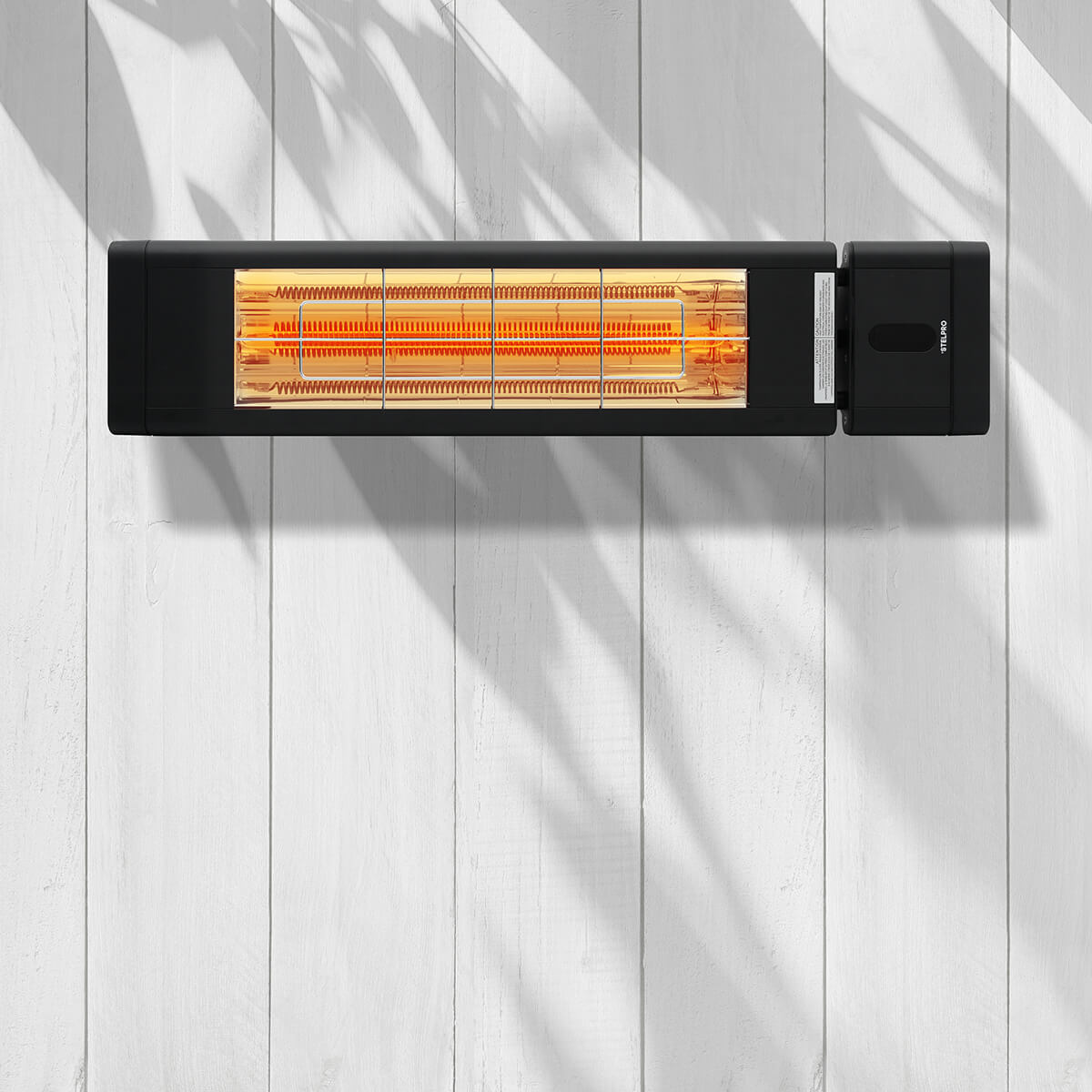 Chauffe-terrasse infrarouge - Noir 1500 W