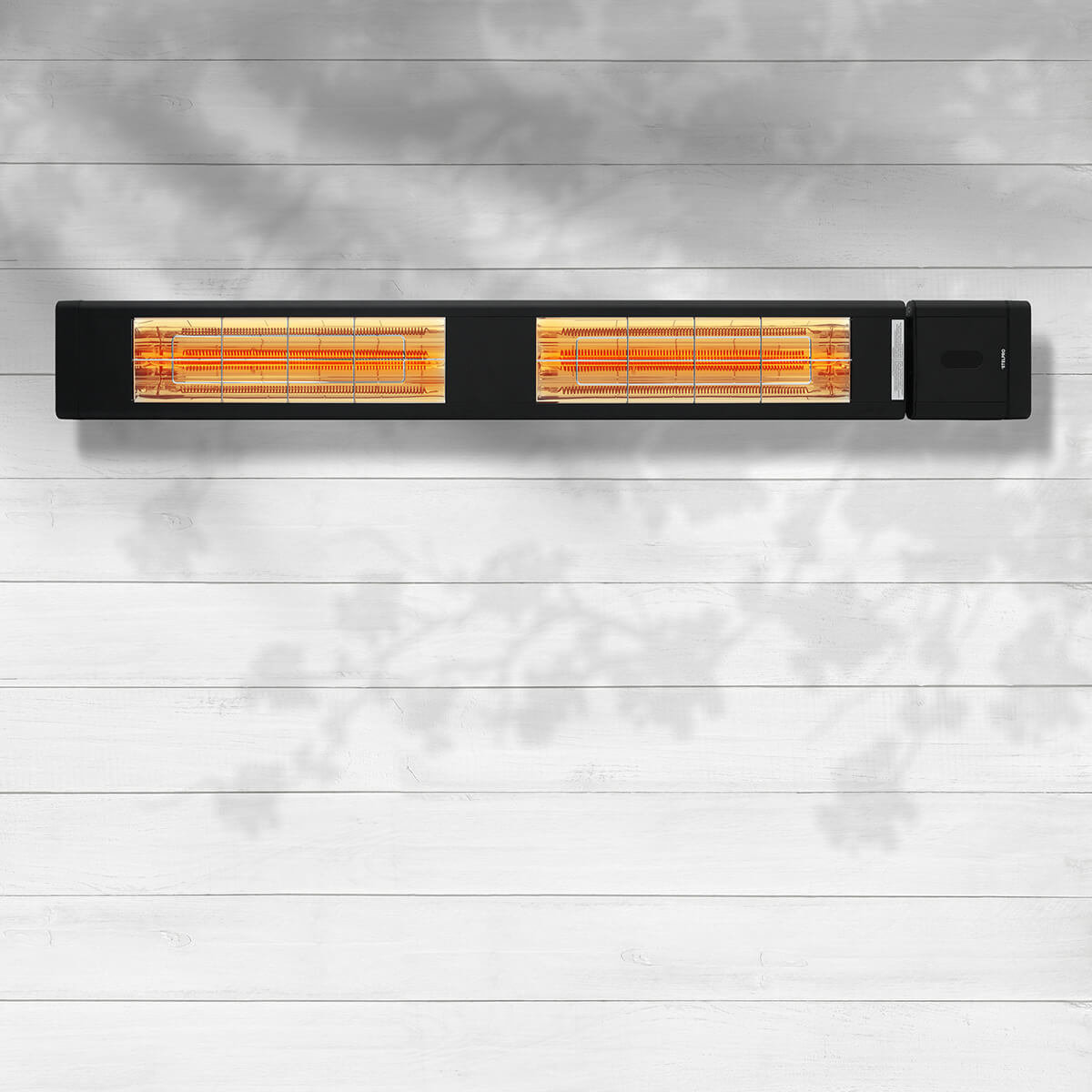 Chauffe-terrasse infrarouge - Noir 4000 W