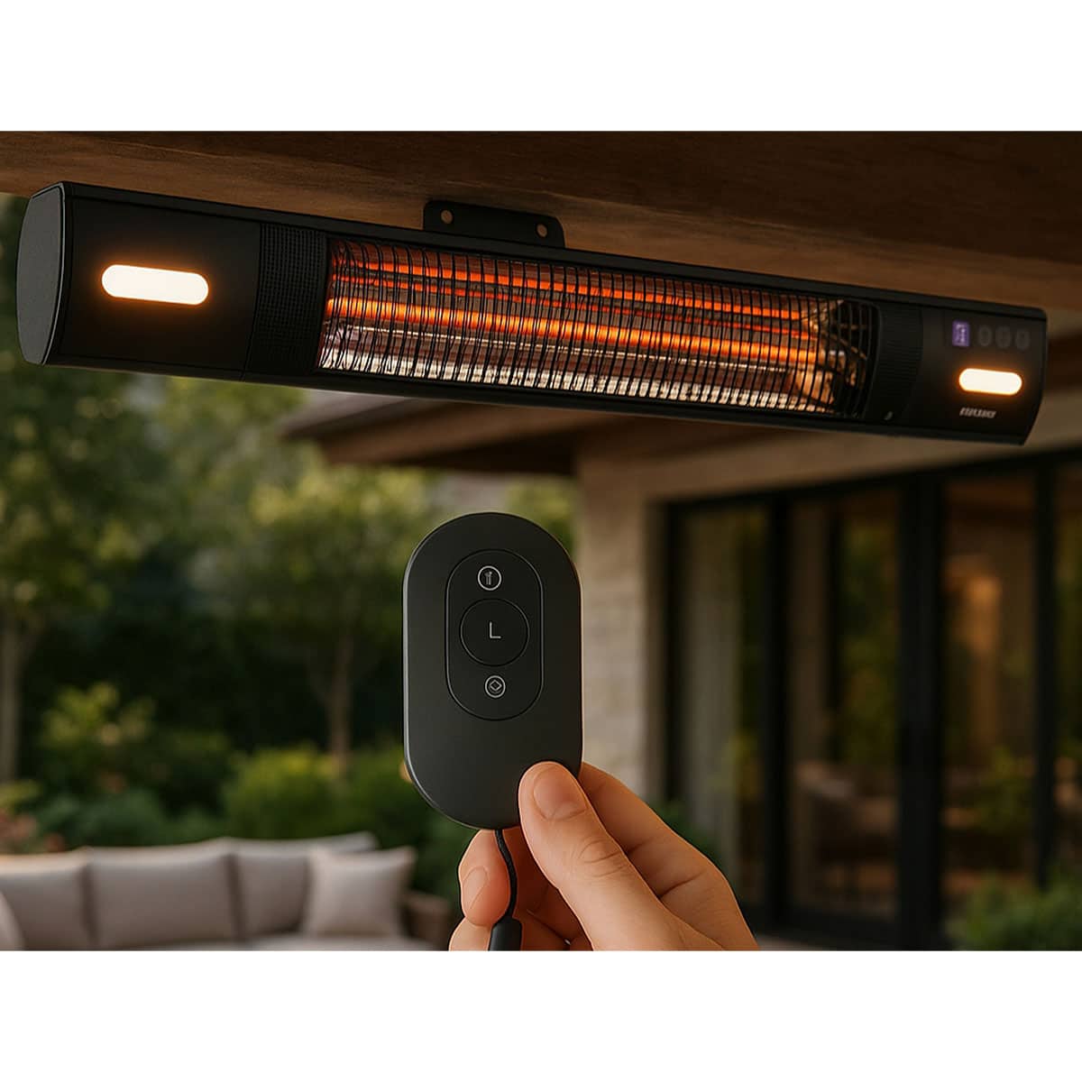 Chauffe-terrasse mural - 1500w