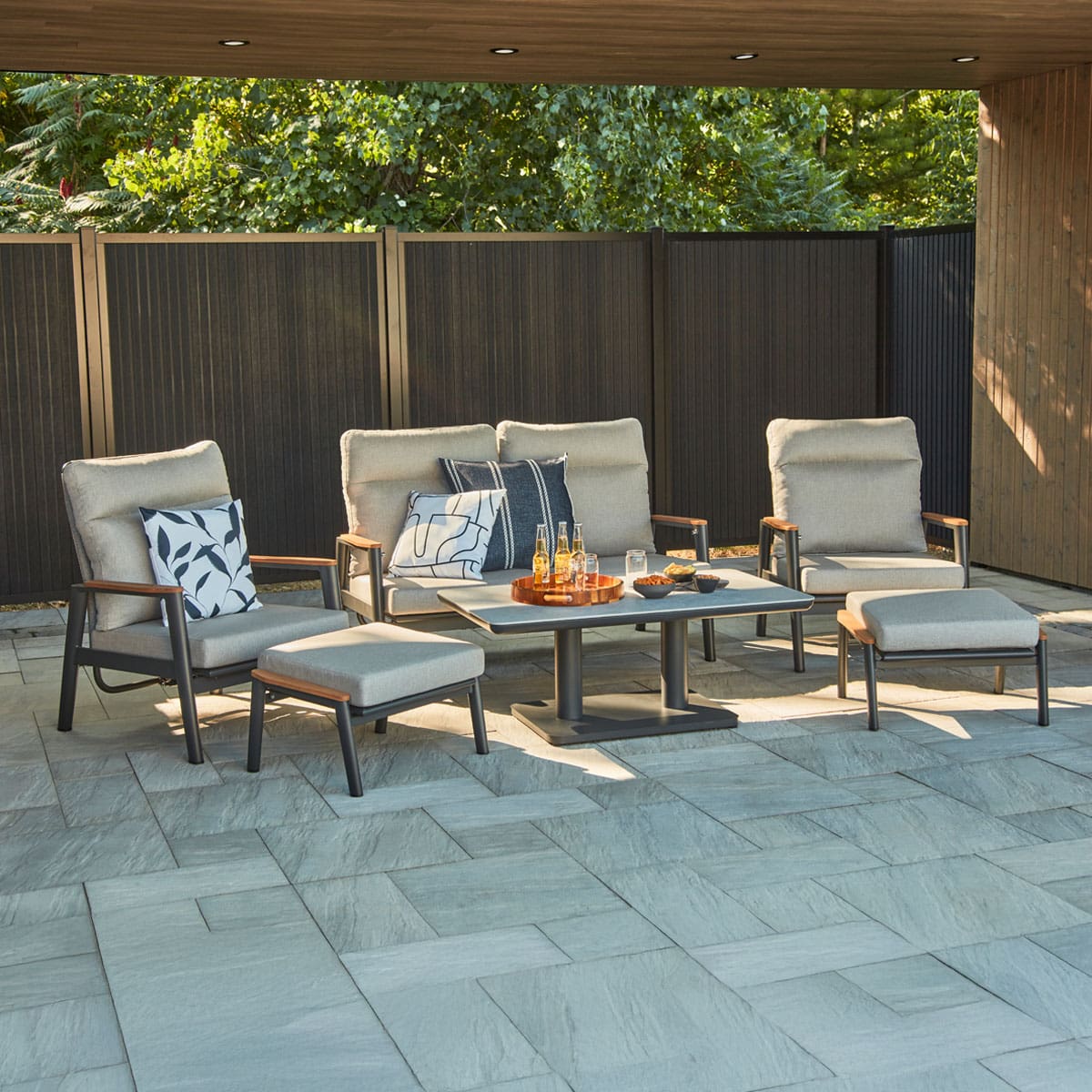 Lugano Conversation Set – Taupe