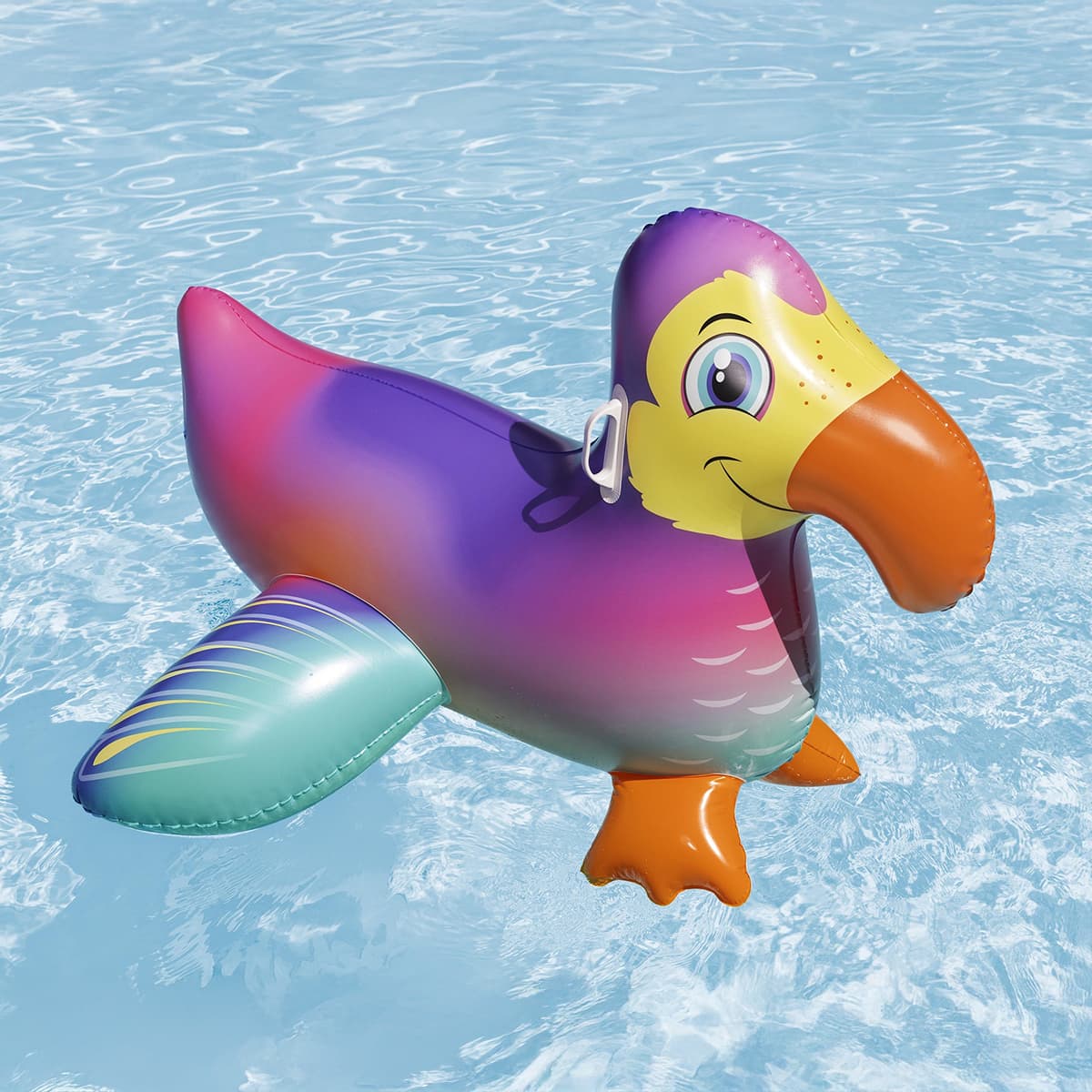 Gonflable à chevaucher - Perroquet