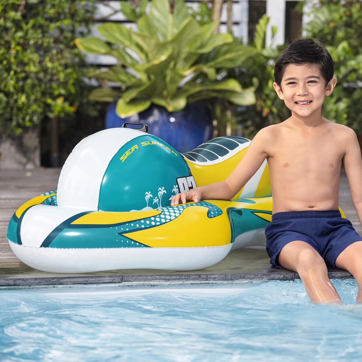 Gonflable à chevaucher - Surfer de mer