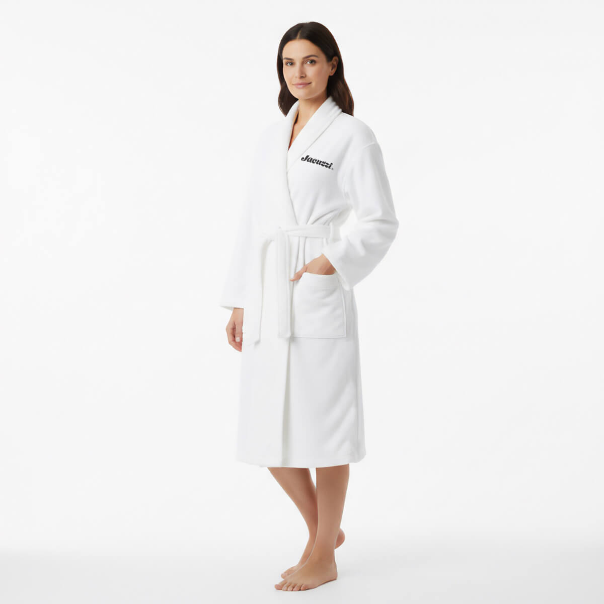 Robe de chambre coton Jacuzzi – Blanche Small/Medium