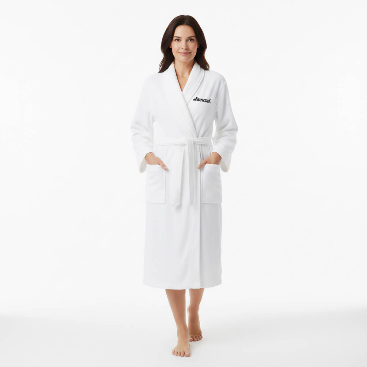 Robe de chambre coton Jacuzzi – Blanche Small/Medium