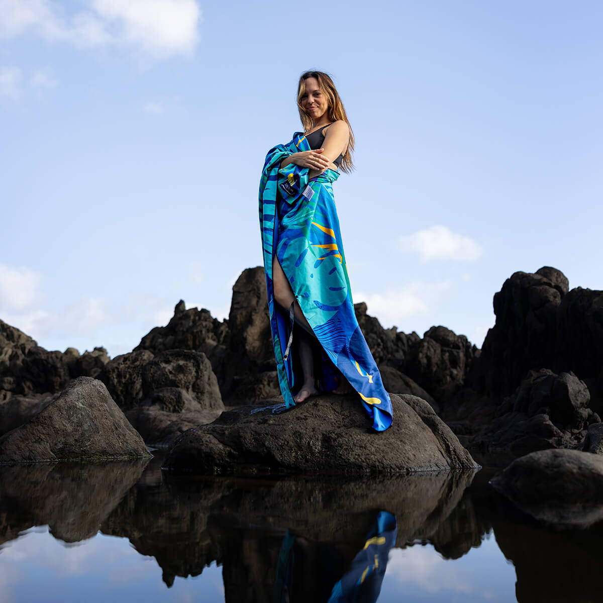 Serviette de plage XL – Panachée