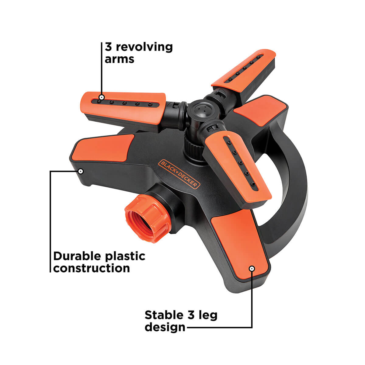 3-Arm Rotating Sprinkler