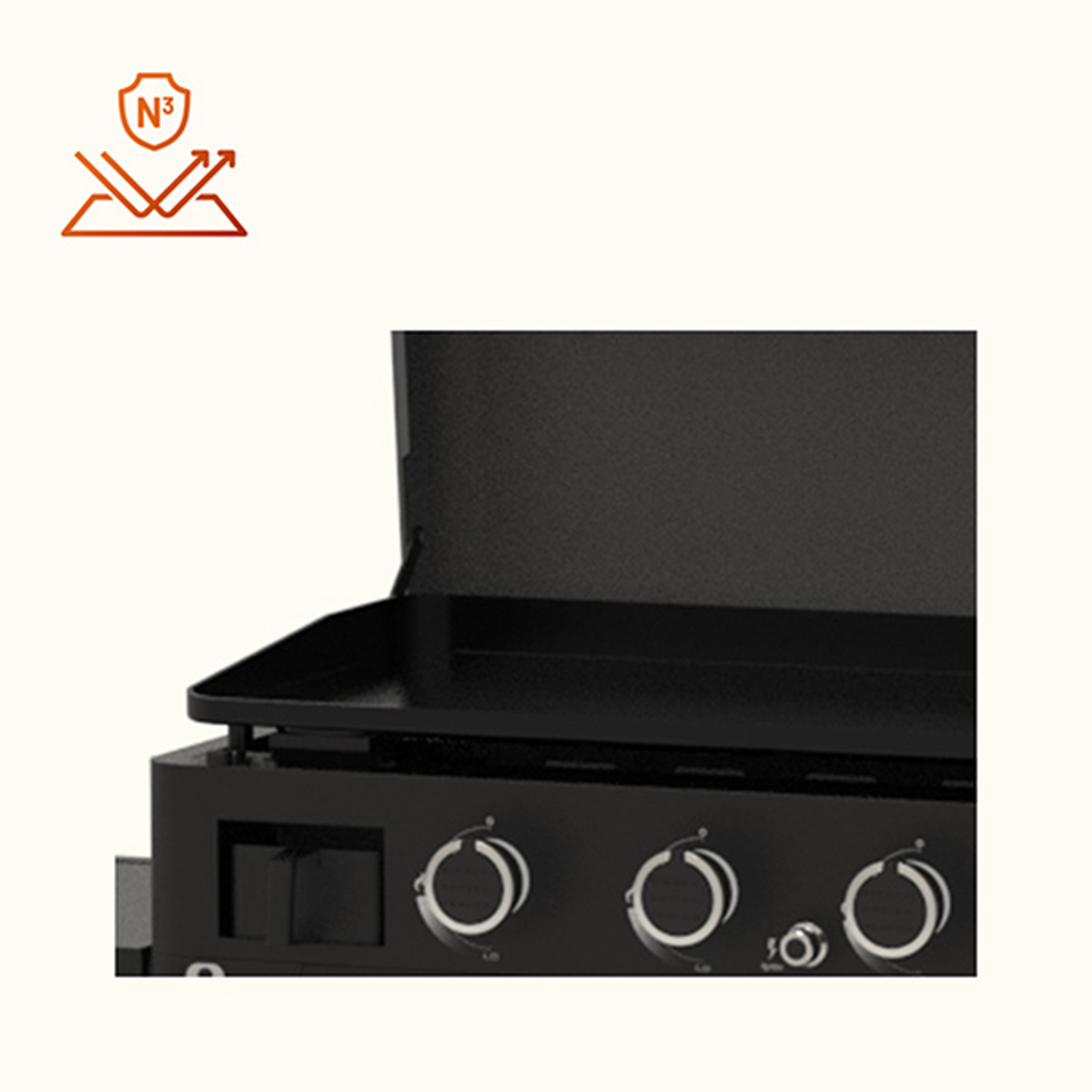 Ambiance Griddle – 4 Removable Burners