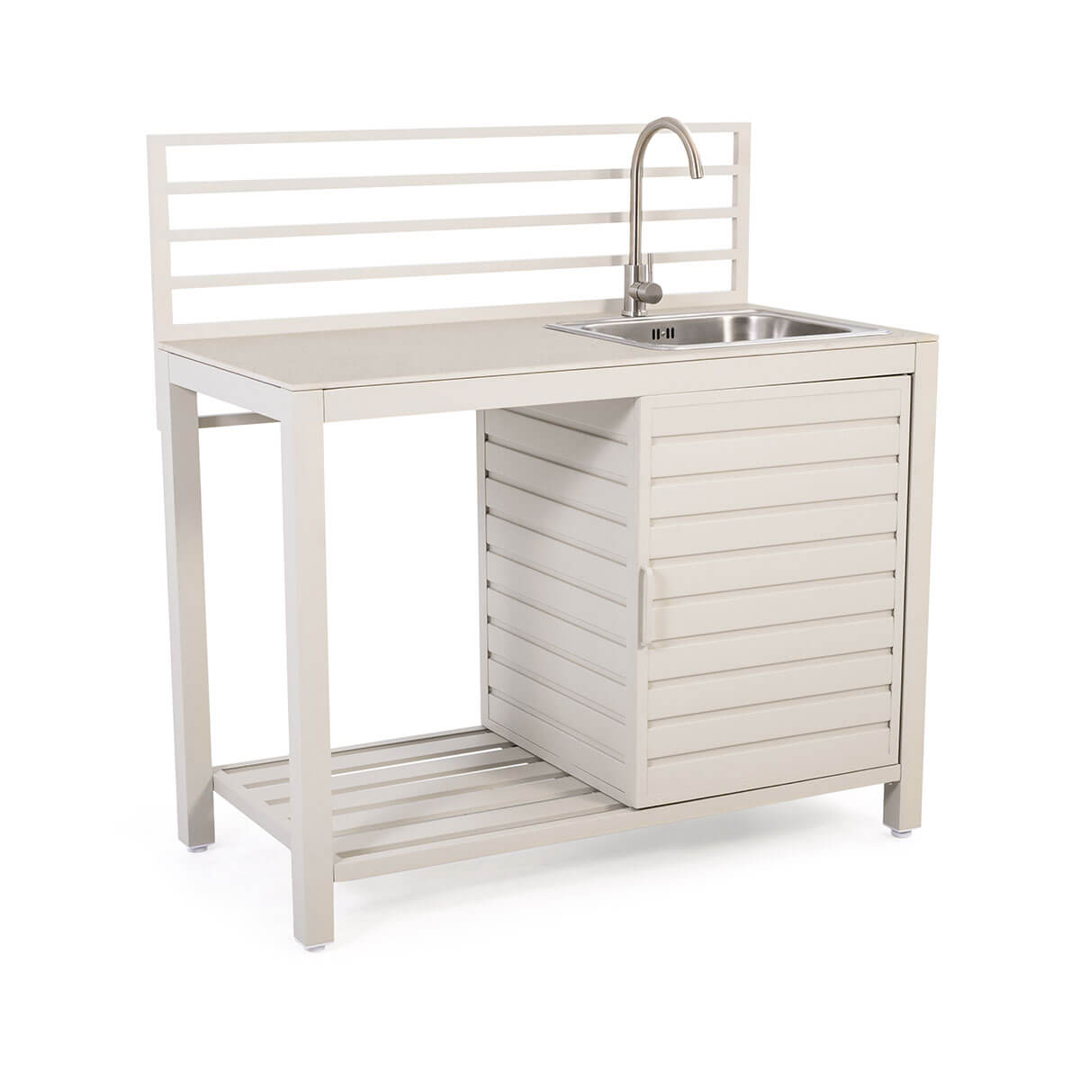 Ensemble de cuisine extérieure - Beige