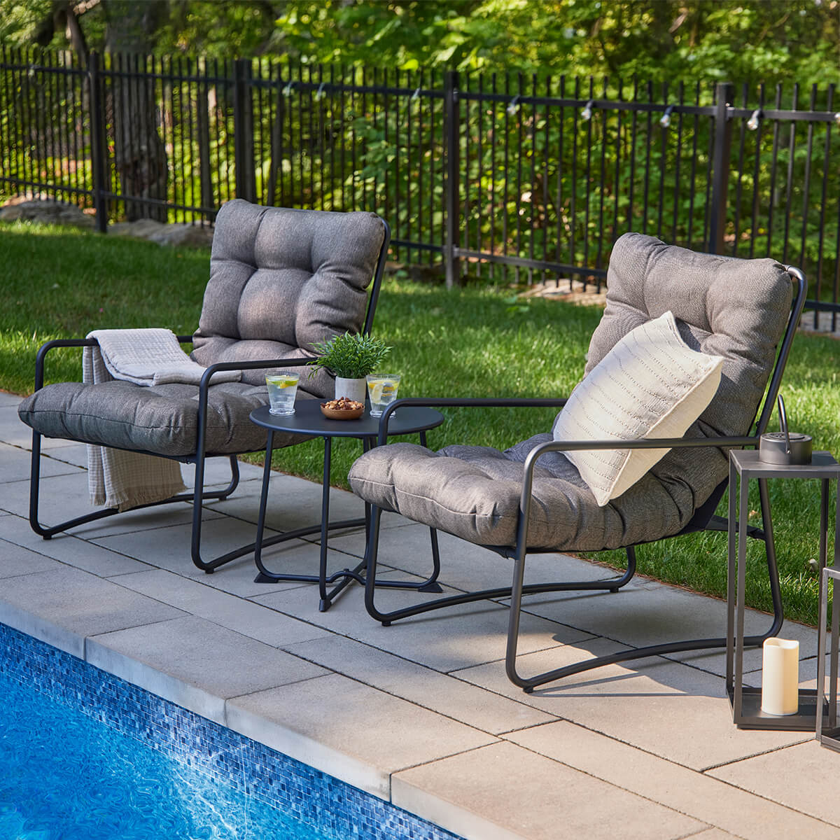 Ensemble conversation 3 morceaux Venti - Noir