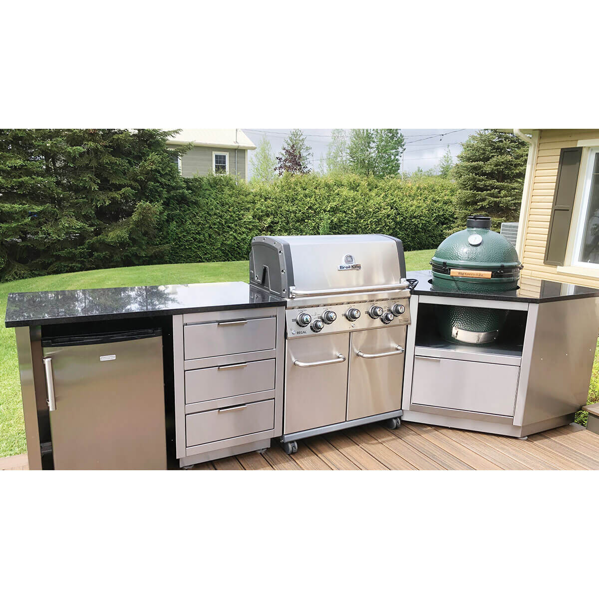 Outdoor BBQ Kitchen Module for Kamado Egg – 36 1/4