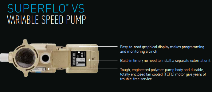 Pentair SuperFlo Variable Speed Pump