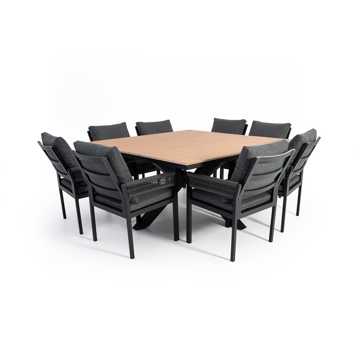 Table à diner carrée Azalea - Noir