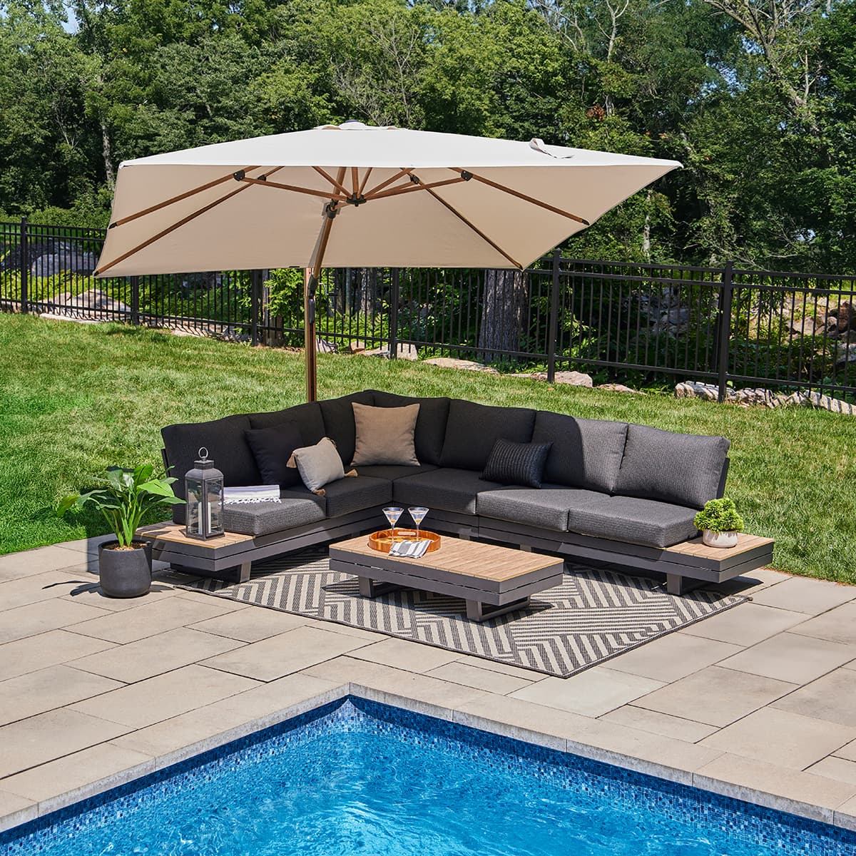 Ensemble sectionnel Tao -  Noir