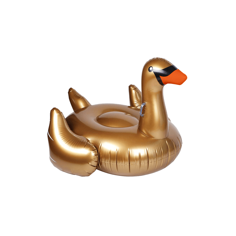 Giant Golden Goose Ride-On Pool Float