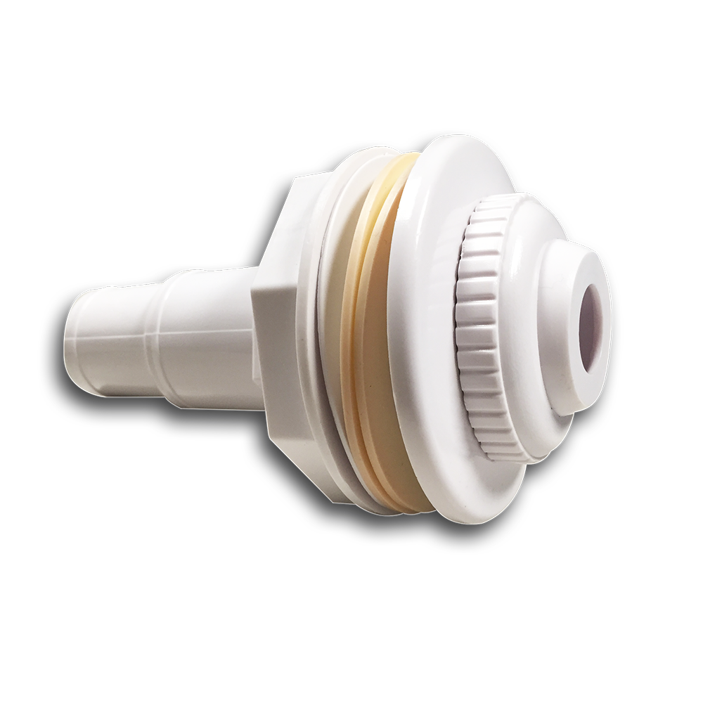 12 inch Wide Mouth Above Ground Skimmer and Return Jet Kit (White)