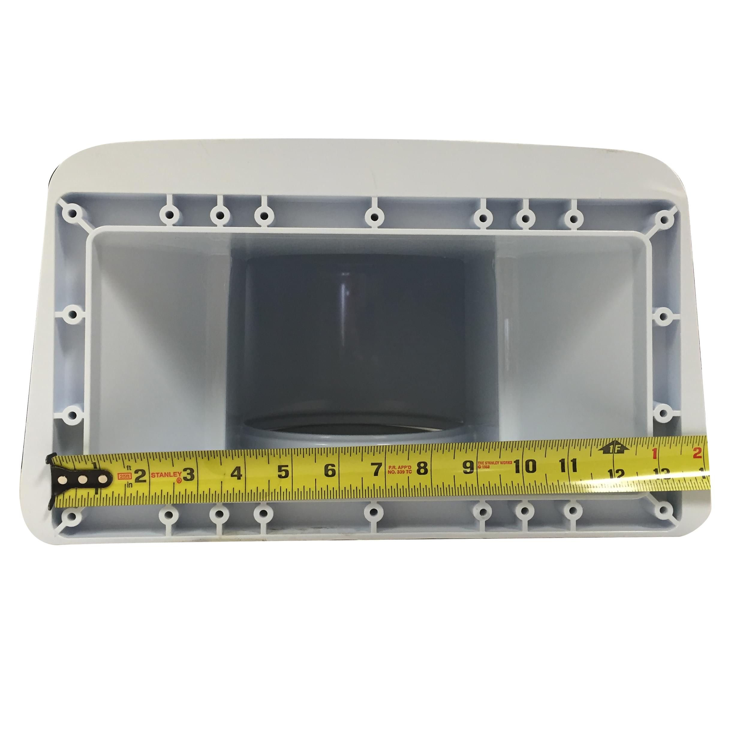 12 inch Wide Mouth Above Ground Skimmer and Return Jet Kit (White)