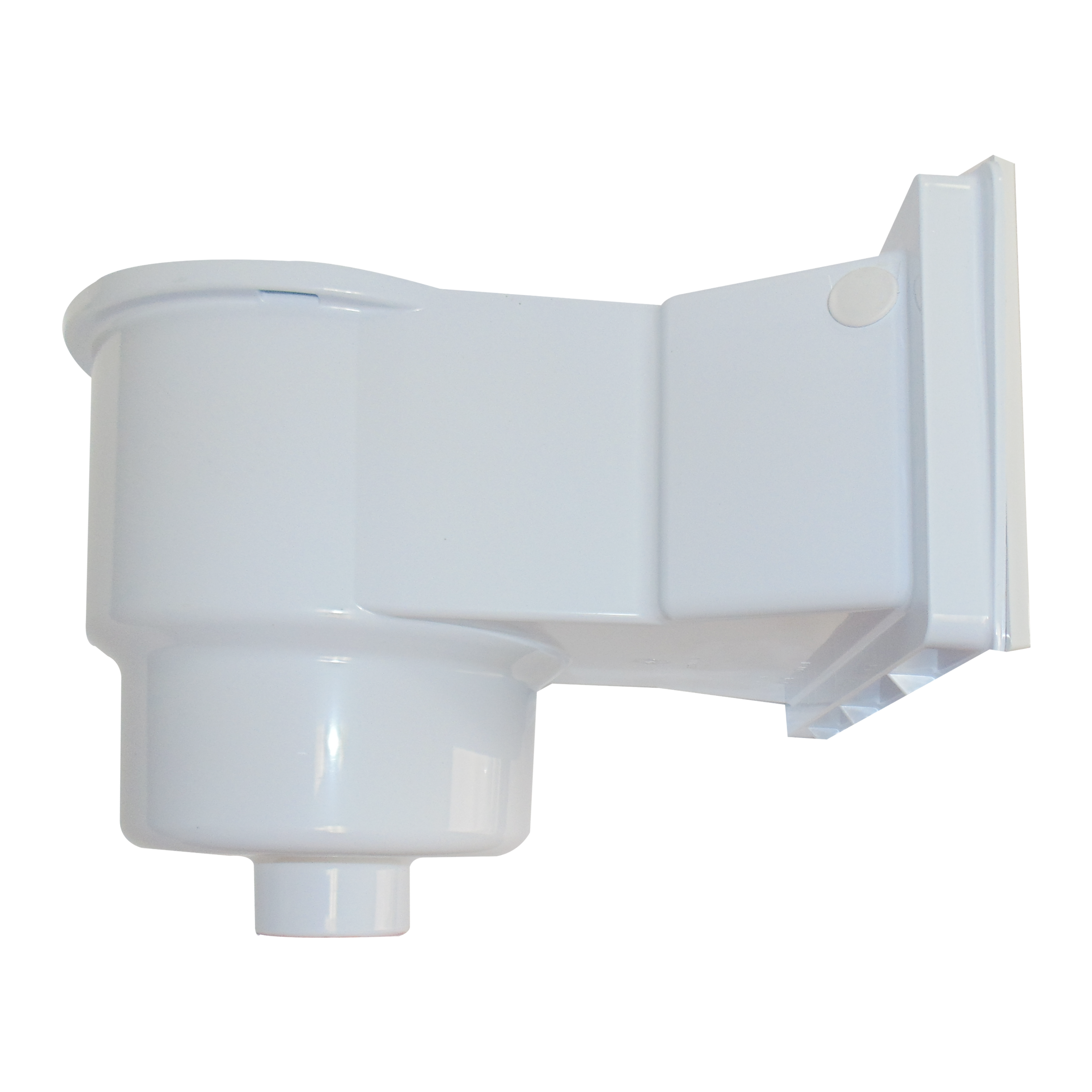 12 inch Wide Mouth Above Ground Skimmer and Return Jet Kit (White)