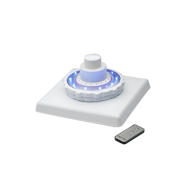 Fontaine de piscine illuminée Fest de couleur bleu océan