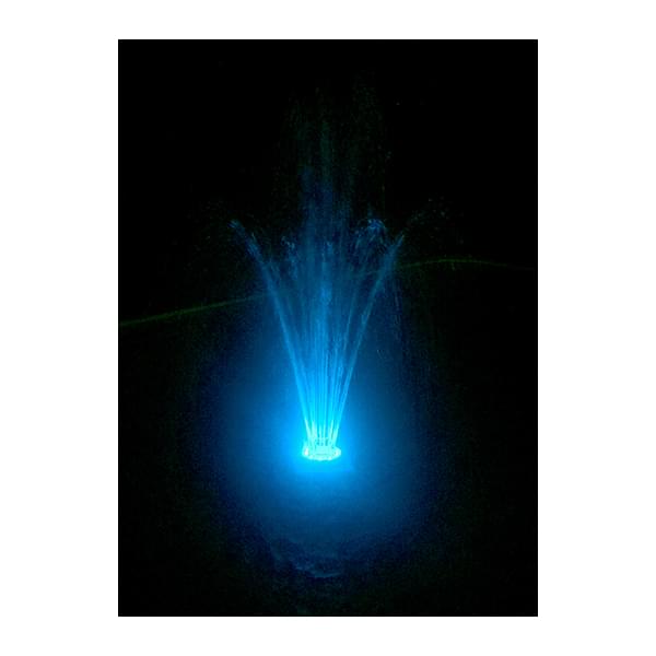 Fontaine de piscine illuminée Fest de couleur bleu océan