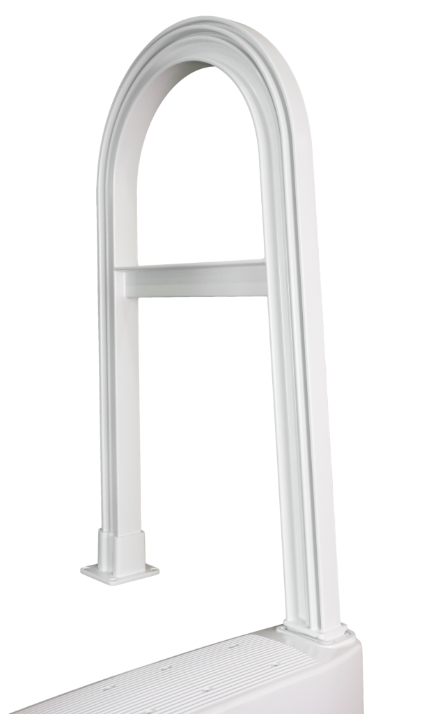 Snap Lock Above Ground Deck Ladder (White)