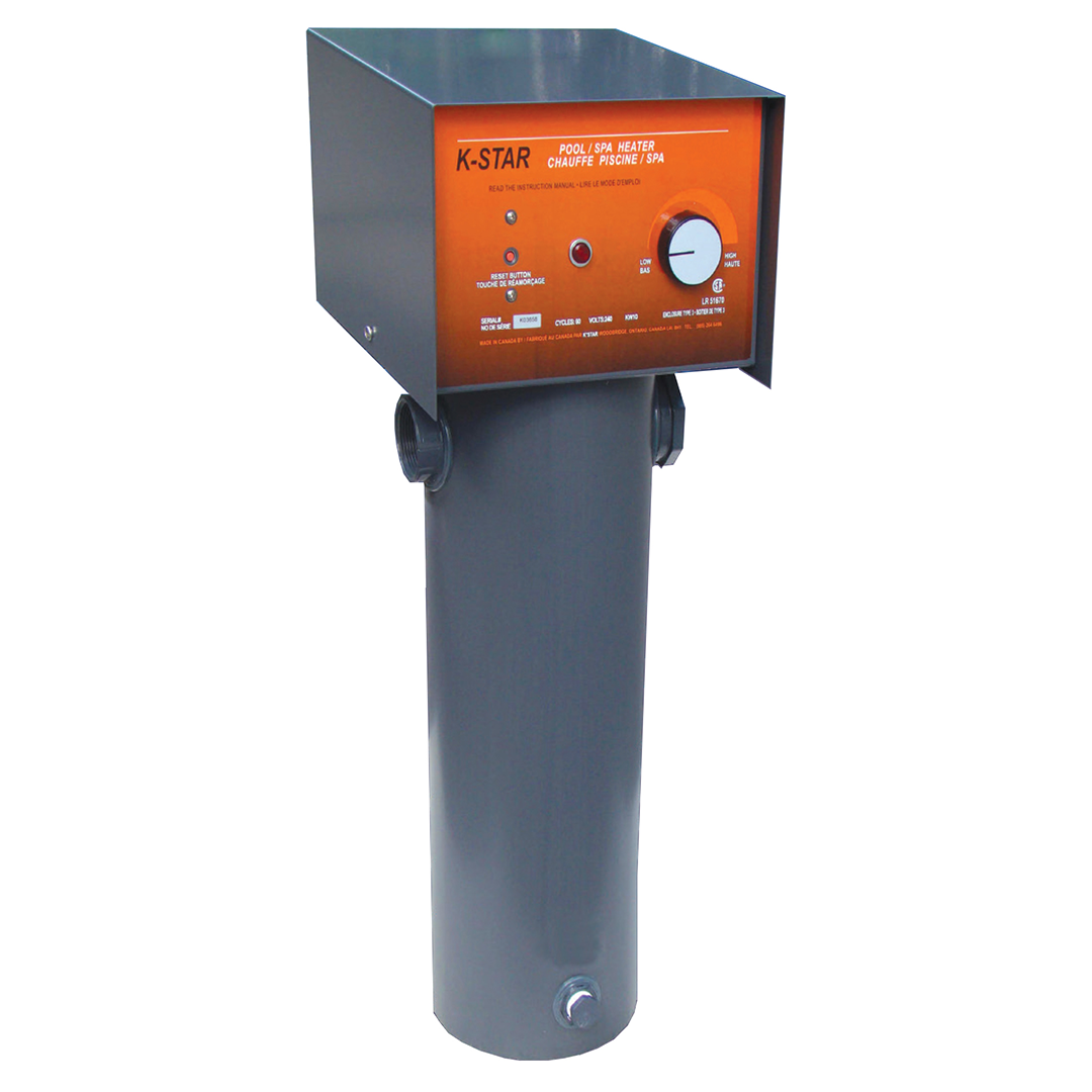 Chauffe-eau électrique K-Star de 15 kW pour piscine et spa (90 000 L)