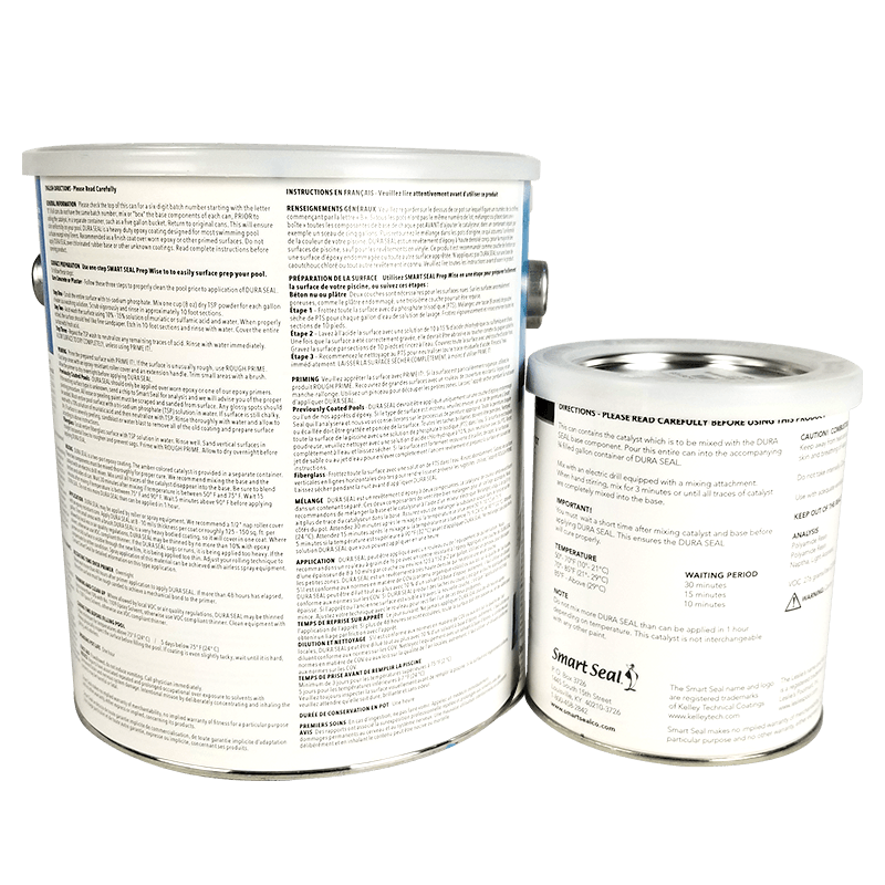 Peinture époxy pour piscine Smart Seal Dura Seal (Blue Heaven, 1 gallon)