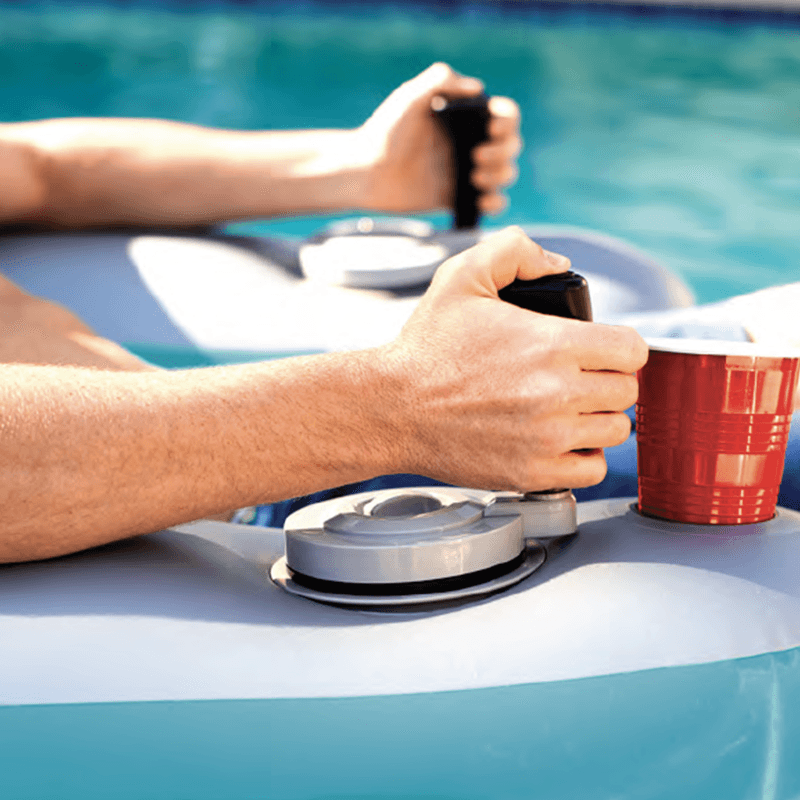 Chaise longue de piscine gonflable de luxe motorisée Pool Candy Splashrunner