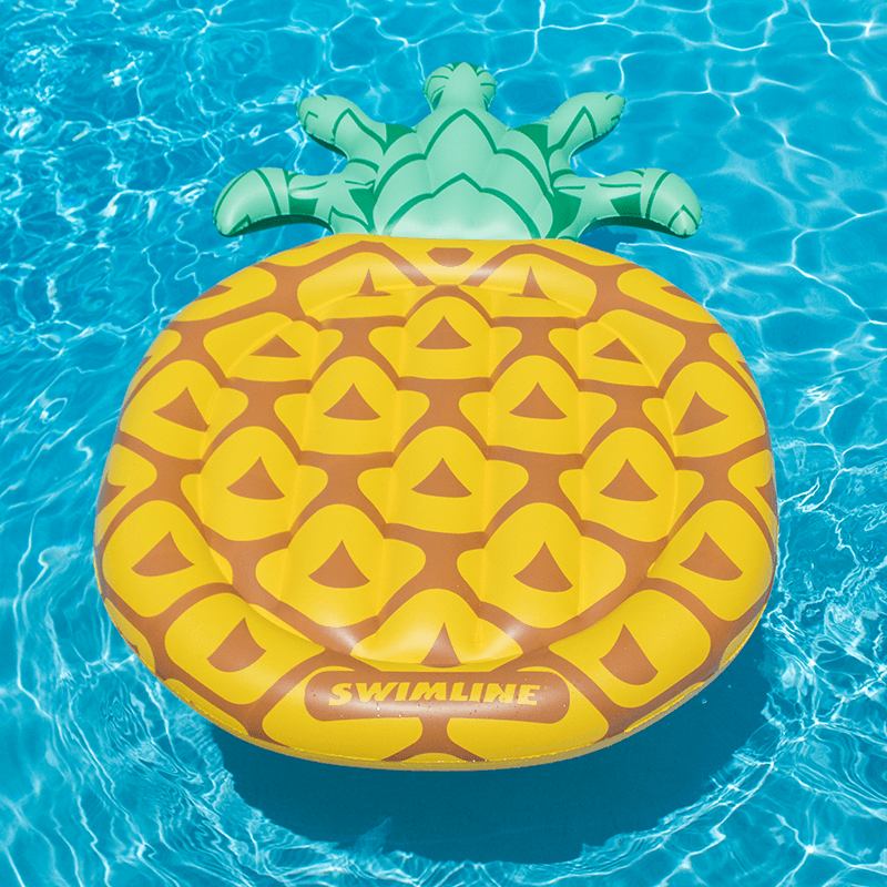 Flotteur pour piscine en forme de tranche d'ananas