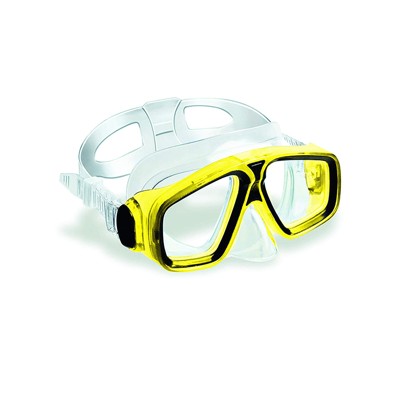 Masque de natation Stingray pour enfant (jaune)