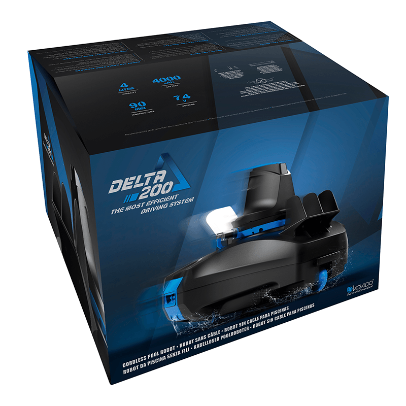 Discontinued Kokido Delta 200 Cordless Rechargeable Robotic Pool Cleaner