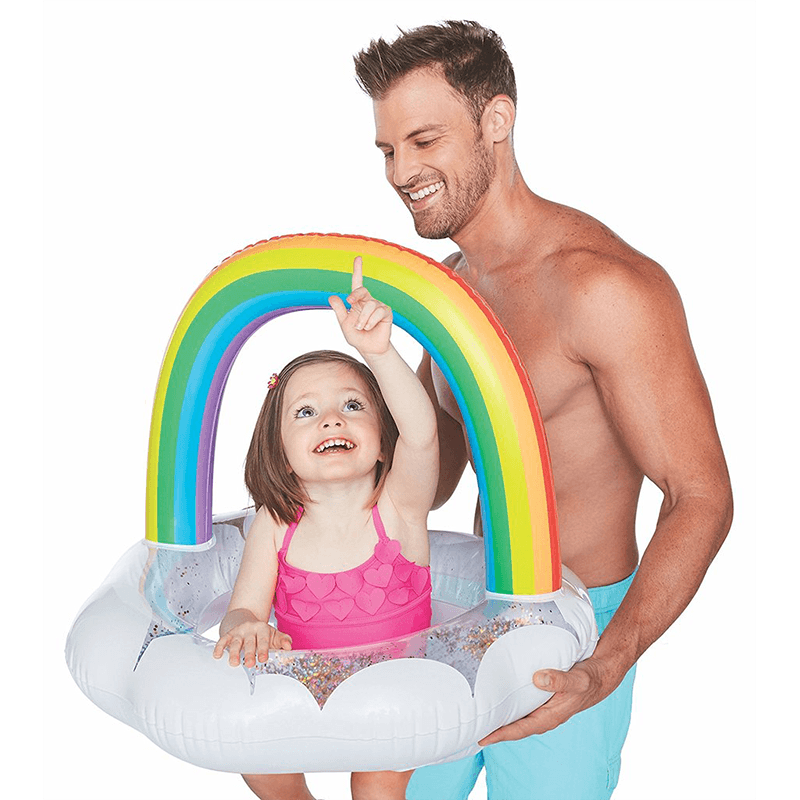 Flotteur de piscine Happy Lil Rainbow Cloud Canopy