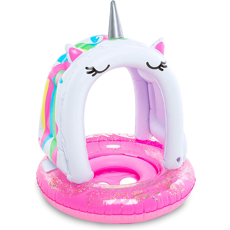 Lil Unicorn Canopy Pool Ring Float
