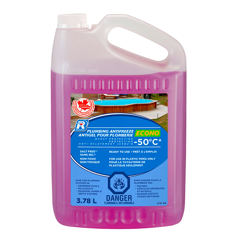 Antigel pour ligne de plomberie de piscine Econo (3,78 L)