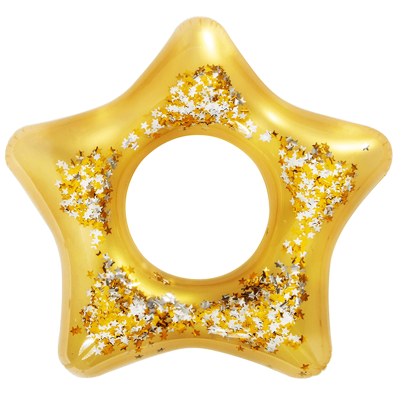 Glitter Fusion Star Float Pool Swim Ring