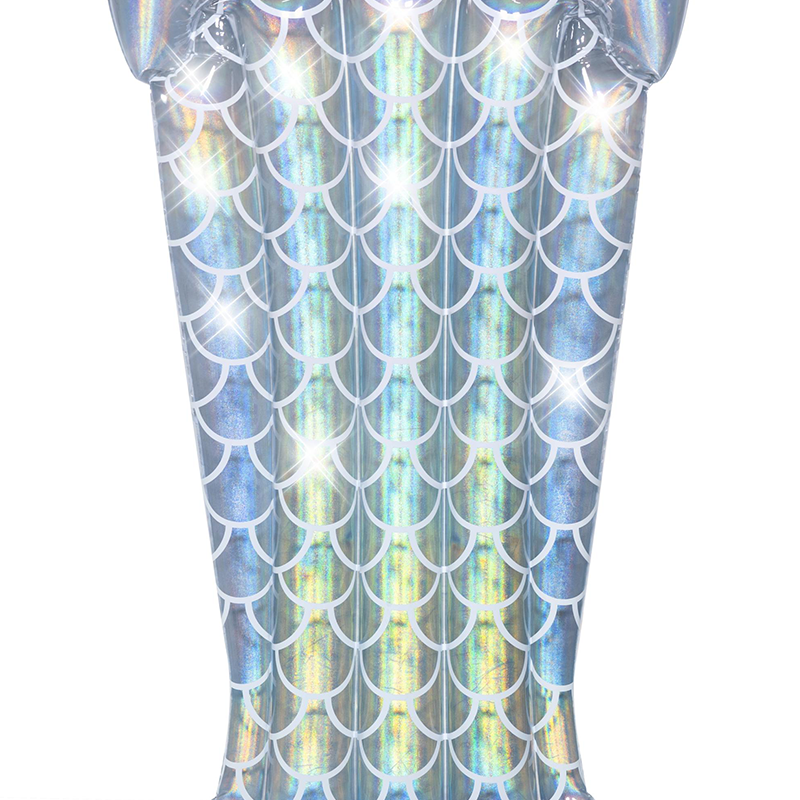 Flotteur en queue de sirene iredescent