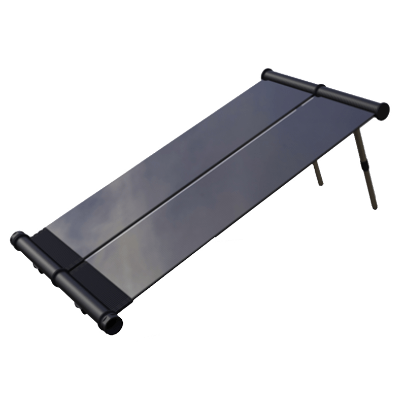 vidaXL Panneau de Chauffage Solaire de Piscine Incurvé Chauffe-Piscine Hors  Sol Système de Chauffage Jardin Extérieur Cour 72,5x46 cm