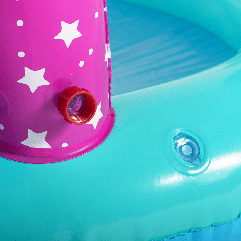 Centre de jeu pour enfants avec chariot de licorne magique